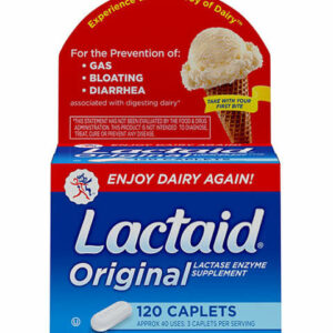 LACTAID Digestive Treatment - 120-Ct. Lactase Enzyme Supplement