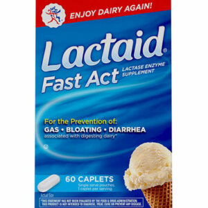 LACTAID Digestive Treatment - 60-Ct. Lactase Enzyme Supplement