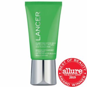 LANCER Skincare Clarifying Detox Mask with Green Tea + 3% Sulfur 1.7 oz/ 50 mL