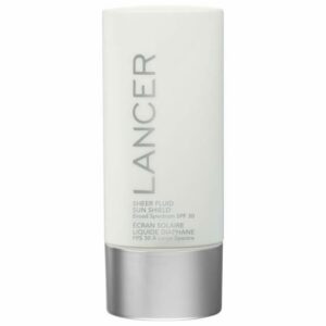 LANCER Skincare Sheer Fluid Sun Shield Broad Spectrum SPF 30 Sunscreen 2 oz
