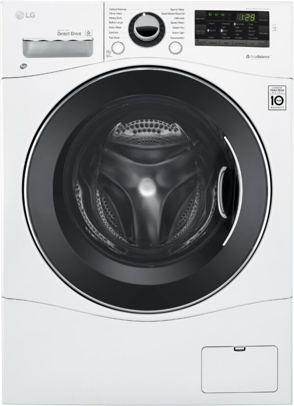 LG 24" Electric Front Load Washer Dryer Combo WM3488HW