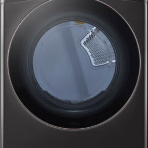 LG 7.4 Cu. Ft. Black Steel Electric Steam Dryer