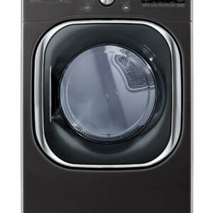 LG 7.4 Cu. Ft. Black Steel Smart Front Load Electric Dryer with TurboSteam & Built-In Intelligence