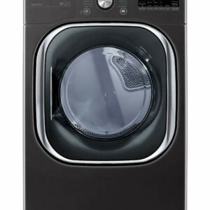 LG 7.4 Cu. Ft. Black Steel Smart Front Load Gas Dryer with TurboSteam & Built-In Intelligence