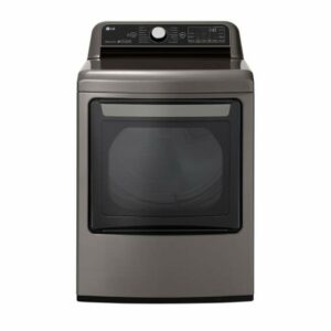 LG DLEX7800 27 Inch Wide 7.3 Cu Ft. Energy Star Rated Electric Dryer with TurboSteam Technology Graphite Steel Laundry Appliances Dryers Electric