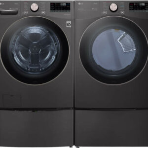 LG Front Load Washer & Dryer Set LGWADREB40002