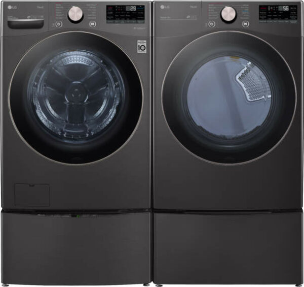 LG Front Load Washer & Dryer Set LGWADREB40002