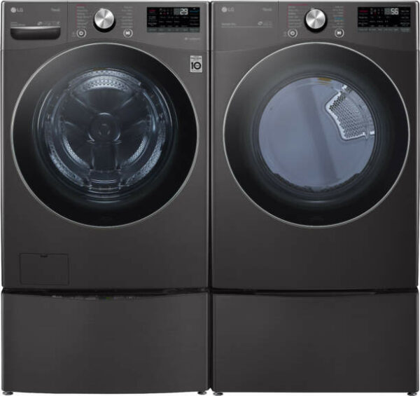 LG Front Load Washer & Dryer Set LGWADREB42002