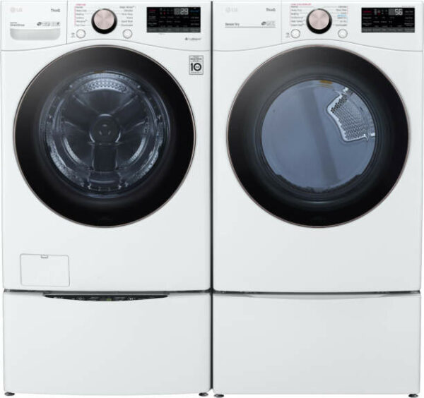 LG Front Load Washer & Dryer Set LGWADREW40002