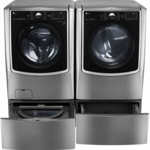 LG TurboWash Front Load Washer & Dryer Set LGWADRETUR3G