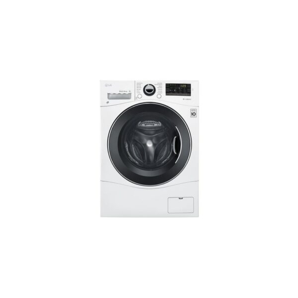 LG WM3488H 24 Inch Wide 2.3 Cu. Ft. Front Loading All-In-One Washer Dryer Combo with 14 Wash Programs White Laundry Appliances Washer Dryer Combos