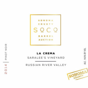 La Crema 2014 Saralee's Vineyard Pinot Noir (Sonoma Barrel Auction) - Red Wine