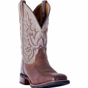 Laredo Men's Heath Leather Western Boots Dark Brown, 7.5 - Men's Ropers at Academy Sports