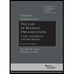 Law of Business Organizations, Cases, Materials, and Problems - Supplement