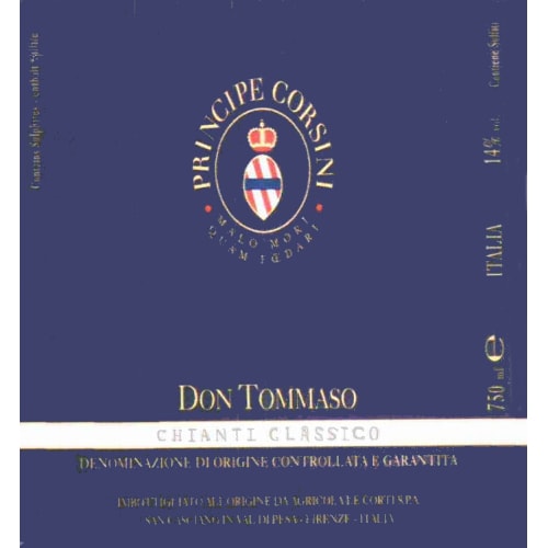 Le Corti 2009 Don Tommaso Chianti Classico - Sangiovese Red Wine