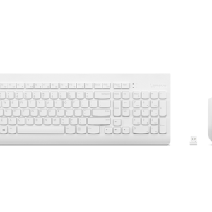 Lenovo 510 Wireless Combo Keyboard & Mouse (White) - US English