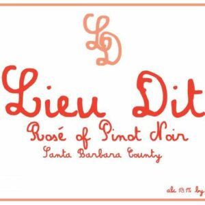 Lieu Dit 2018 Rose of Pinot Noir - Rosé Rosé Wine