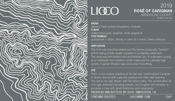 Lioco 2019 Rose of Carignan - Rosé Rosé Wine
