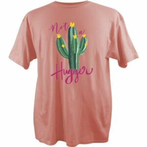 Live Outside the Limits Women's Not A Hugger T-Shirt Orange Light, 2X-Large - Women's Graphic Tops at Academy Sports