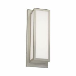 Livex Lighting 10131 Sutter Single Light 5" Wide Integrated LED Bath Bar Brushed Nickel Indoor Lighting Bathroom Fixtures Bath Bar