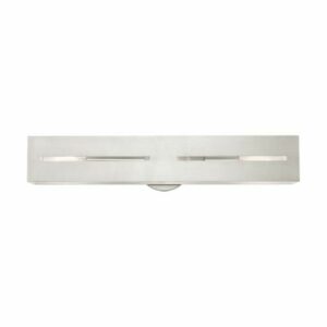 Livex Lighting 16683 Soma 3 Light 24" Wide Bath Bar Brushed Nickel Indoor Lighting Bathroom Fixtures Bath Bar