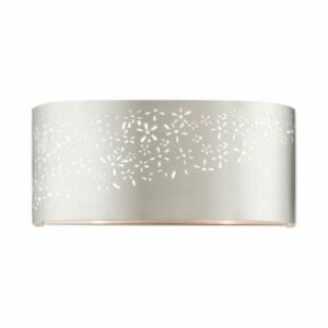 Livex Lighting 46261 Noria 2 Light 13" Wide Bath Bar Brushed Nickel Indoor Lighting Bathroom Fixtures Bath Bar