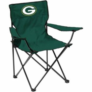 Logo Green Bay Packers Quad Chair Dark Green - Collegiate Chairs at Academy Sports