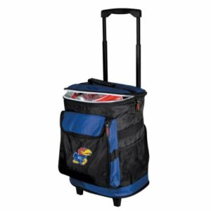Logo University of Kansas 48-Can Rolling Cooler Blue - NCAA Novelty at Academy Sports