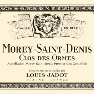 Louis Jadot 2017 Morey-Saint-Denis Clos des Ormes Premier Cru - Pinot Noir Red Wine