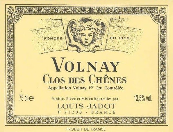 Louis Jadot 2017 Volnay Clos des Chenes Premier Cru - Pinot Noir Red Wine