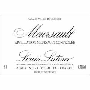Louis Latour 2015 Meursault Blanc (375ML half-bottle) - Chardonnay White Wine