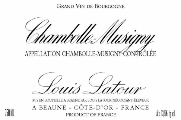 Louis Latour 2016 Chambolle-Musigny - Pinot Noir Red Wine