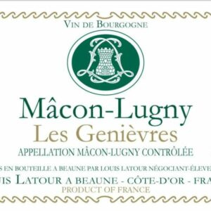 Louis Latour 2018 Macon-Lugny Les Genievres - Chardonnay White Wine