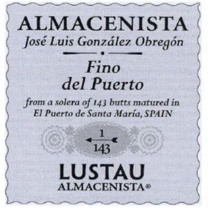 Lustau Fino del Puerto Gonzales Obregon (500ML) - Sherry Dessert Wine