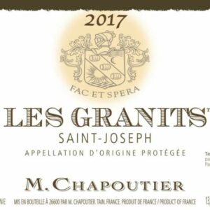 M. Chapoutier 2017 Saint-Joseph Blanc Les Granits - Marsanne White Wine