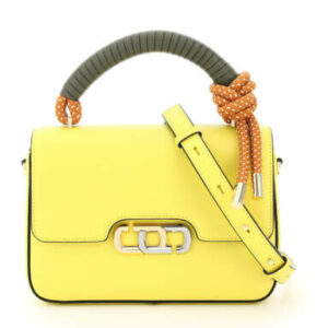 MARC JACOBS (THE) THE J LINK LEATHER BAG OS Yellow, Orange, Khaki Leather