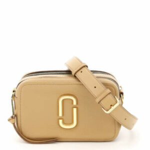 MARC JACOBS (THE) THE SOFTSHOT 21 CAMERA BAG OS Beige, Brown Leather