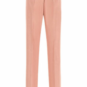 MAX MARA JOSEF TROUSERS 40 Pink Wool, Silk