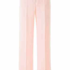 MAX MARA OVATTA PALAZZO TROUSERS 42 Pink Cotton