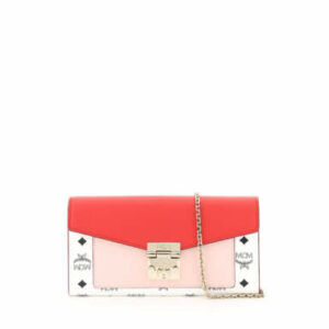 MCM PATRICIA VISETOS WALLET MINI BAG OS White, Red, Pink Leather