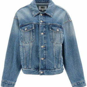 MM6 MAISON MARGIELA VINTAGE DENIM JACKET 42 Blue Denim, Cotton