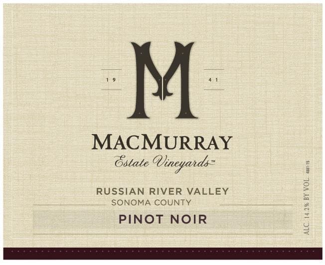 MacMurray Ranch 2017 Russian River Pinot Noir - Red Wine