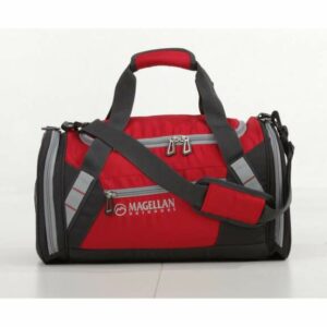 Magellan Outdoors 18 in Duffel Bag Red/Grey - Travel Luggage at Academy Sports