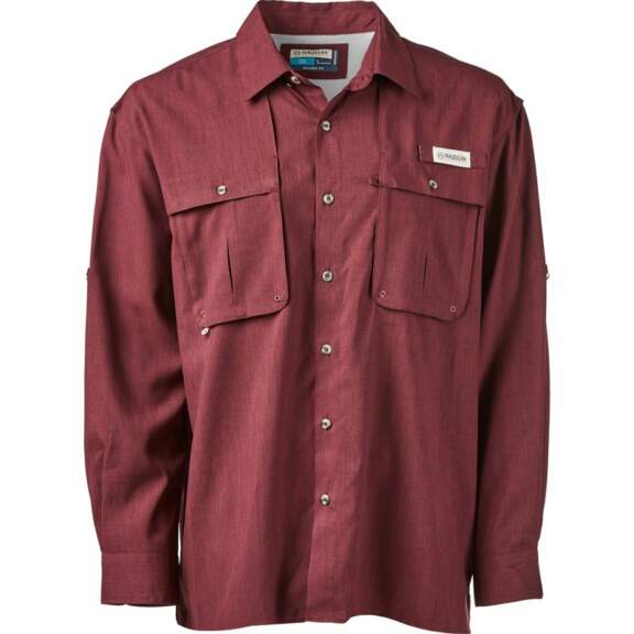Magellan Outdoors Men's Aransas Pass Heather Long Sleeve Fishing Shirt Red, 2X-Large - Men's Fishing Tops at Academy Sports Magellan Outdoors Men's Aransas Pass Heather Long Sleeve Fishing Shirt Red, 2X-Large - Men's Fishing Tops at Academy Sports