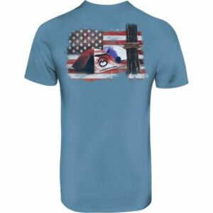 Magellan Outdoors Men's Patriot Camper T-Shirt Blue Light, Medium - Men's Outdoor Graphic Tees at Academy Sports