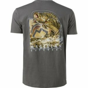 Magellan Outdoors Men's Sunset Fish T-Shirt Charcoal, X-Large - Men's Outdoor Graphic Tees at Academy Sports