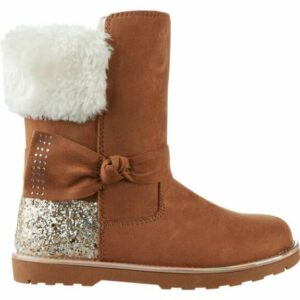 Magellan Outdoors Toddler Girls' Glitter Fur Boots Brown, 10 - Winter Boots at Academy Sports