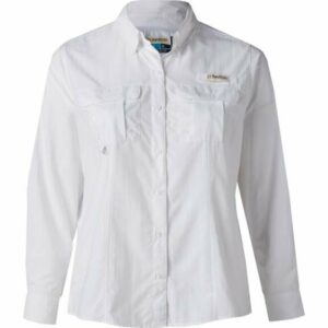 Magellan Outdoors Women's Laguna Madre Long Sleeve Plus Size Fishing Shirt White, 2X - Women's Outdoor Short-Sleeve Tops at Academy Sports