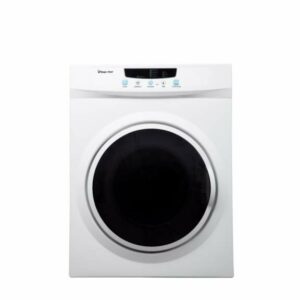 Magic Chef MCSDRY35 24 Inch Wide 3.5 Cu Ft. Electric Dryer with Digital Controls White Laundry Appliances Dryers Electric Dryers