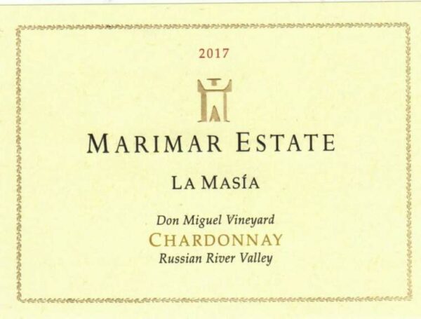Marimar Estate 2017 Don Miguel Vineyard La Masia Chardonnay - White Wine